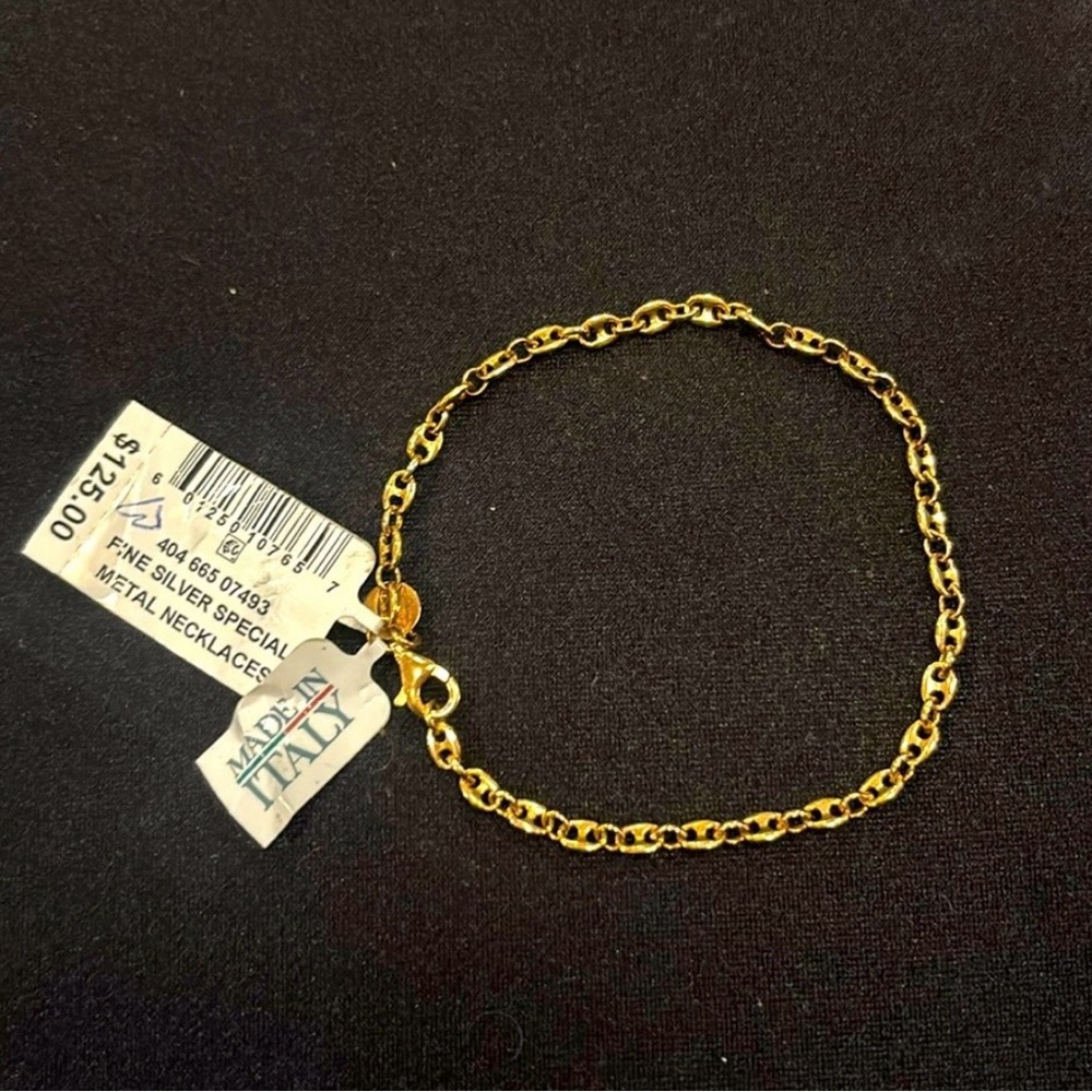 Giani Bernini 7” NWT Elegant Gold Bracelet. Made in Italy - Picture 4 of 5